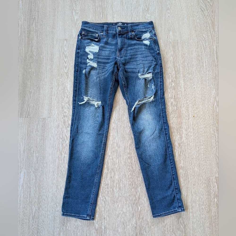 Hollister Jeans Men's 30X30 Skinny Advanced Stretch Distressed